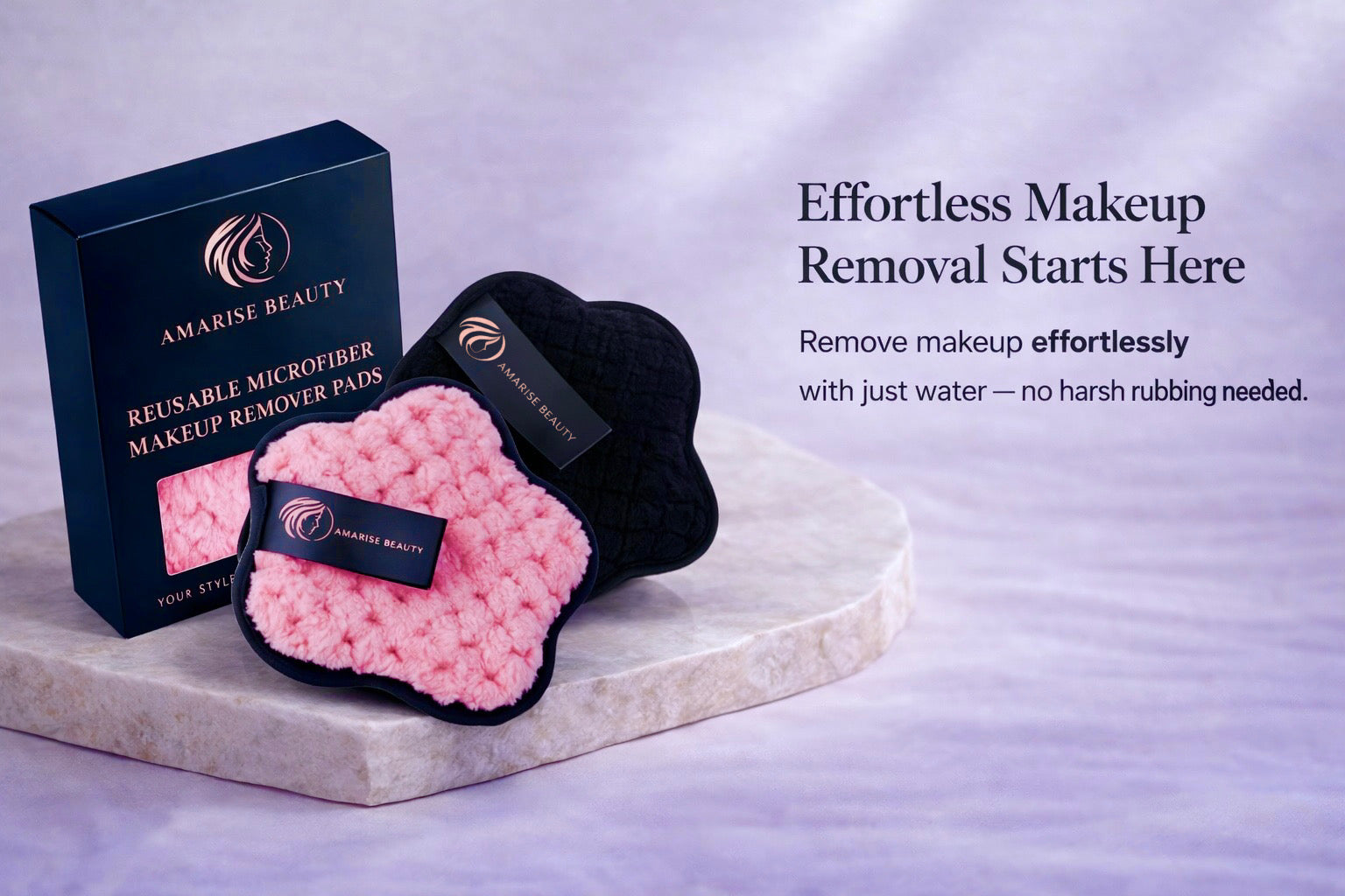 Reusable Microfiber Makeup remover pads