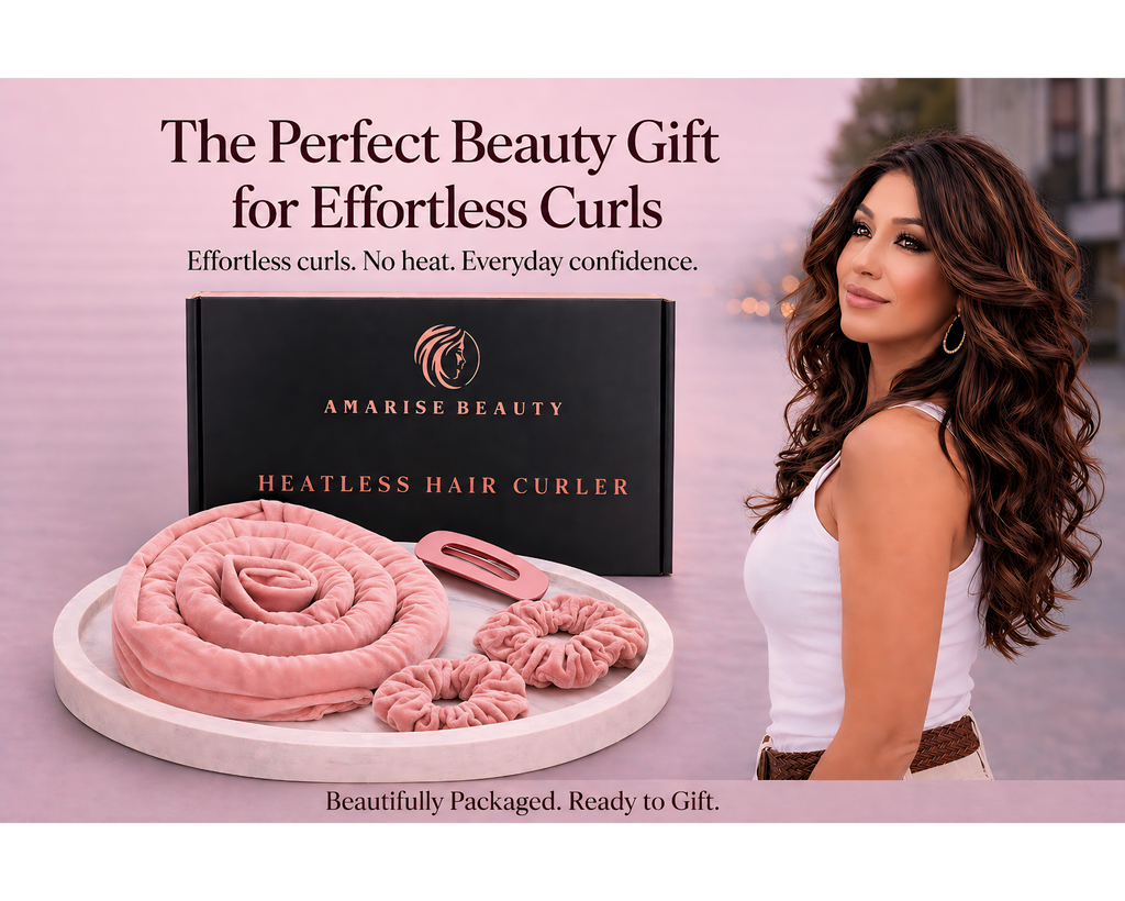 Amarise Beauty Heatless Velvet Hair Curler Set